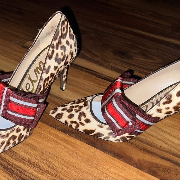 Sam Edelman Shoes - Sam Edelmam G0136l1250, Sand Leopard, Sz 6.5 Italy Couture Style New